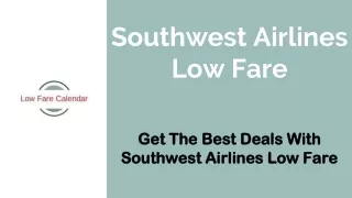 Southwest Airlines Low Fare