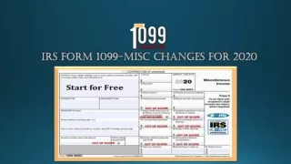 irs form 1099 misc changes for 2020