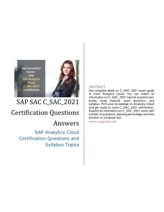 abstract get complete detail on c sac 2021 exam