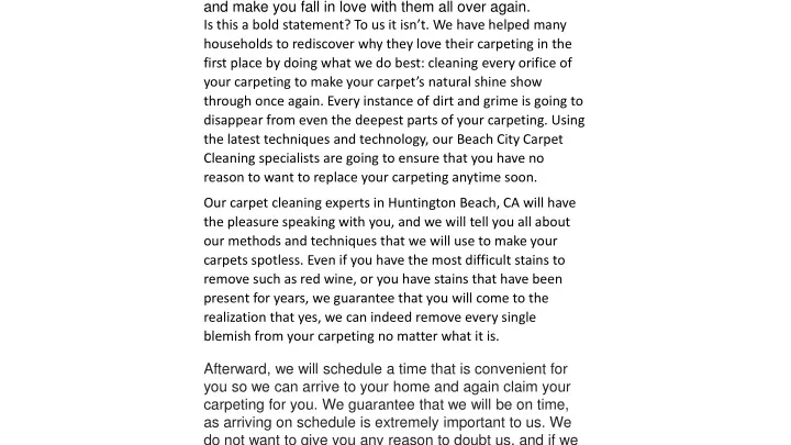 huntingon beach carpet cleaning contact address
