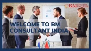 welcome to bm consultant india