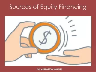 Jon Arrington Omaha | Sources of Equity Financing