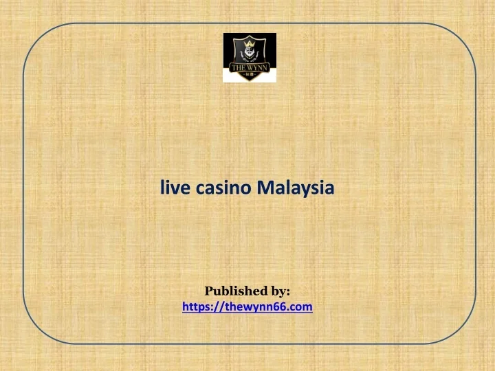 PPT - live casino malaysia PowerPoint Presentation, free download - ID ...