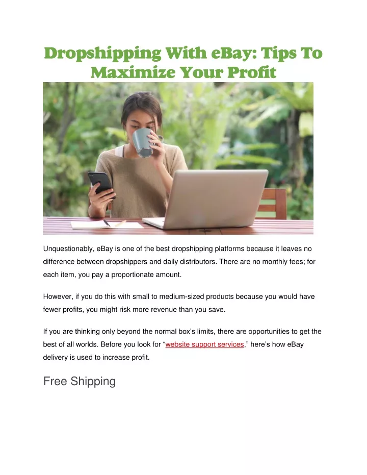 dropshipping with ebay tips to maximize your