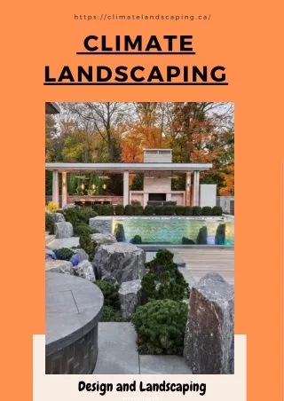 Best Climate Landscaping in Canada Firm