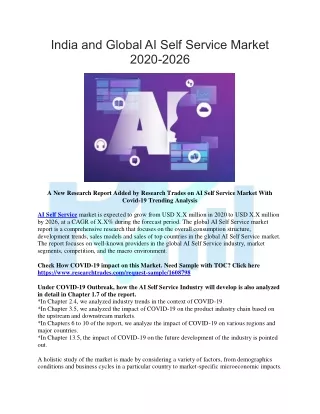 india and global ai self service market 2020 2026