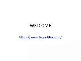 welcome