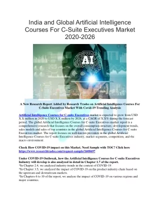 india and global artificial intelligence courses