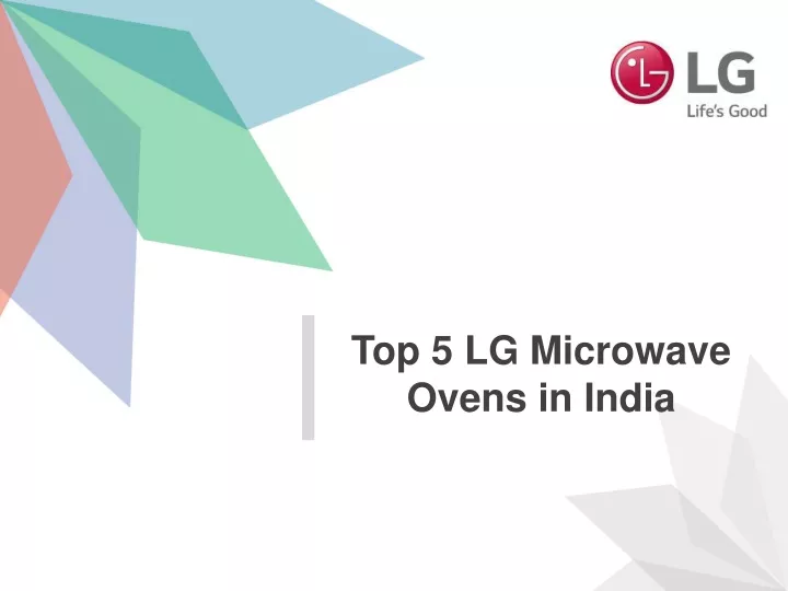 top 5 lg microwave ovens in india