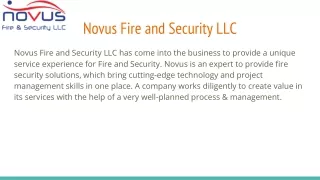 Novus Fire and Security LLC