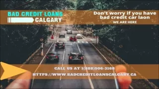 Apply For Bad Credit Car Loan