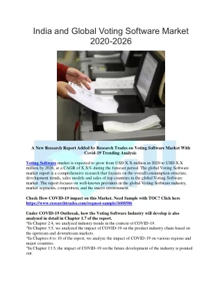 india and global voting software market 2020 2026