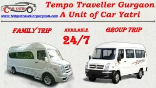 tempo traveller gurgaon a unit of car yatri