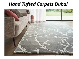 Hand Tufted Carpets Dubai
