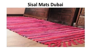 Sisal Mats Dubai
