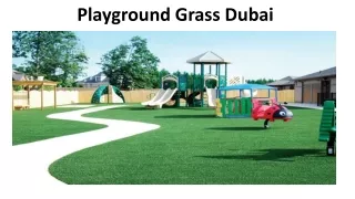 Playground Grass Dubai