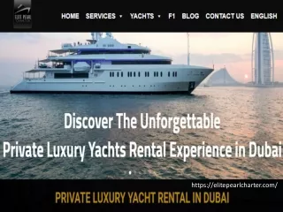 yacht for rent in dubai