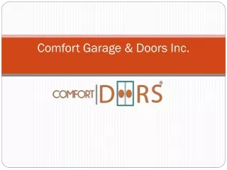 Looking For a Garage Door Company in Surrey