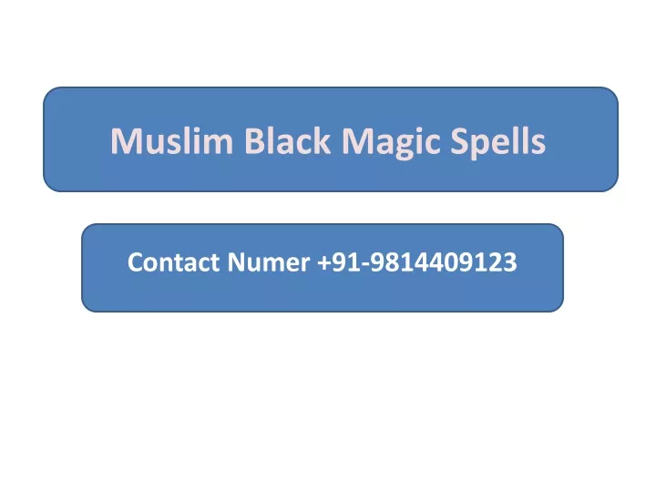 muslim black magic spells