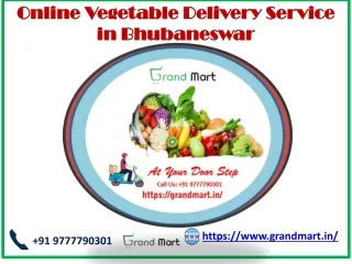 Online Vegetable Delivery Service in Bhubaneswar