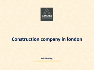 Construction company in london