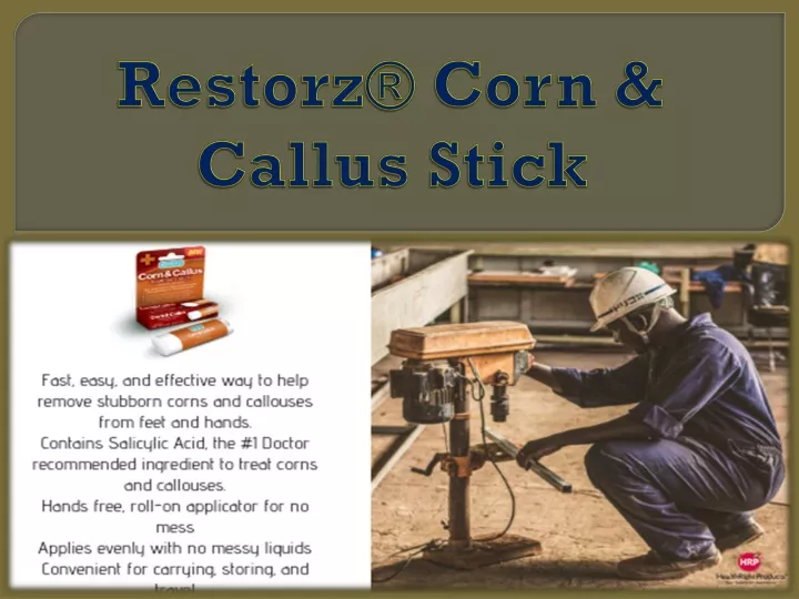 restorz corn callus stick