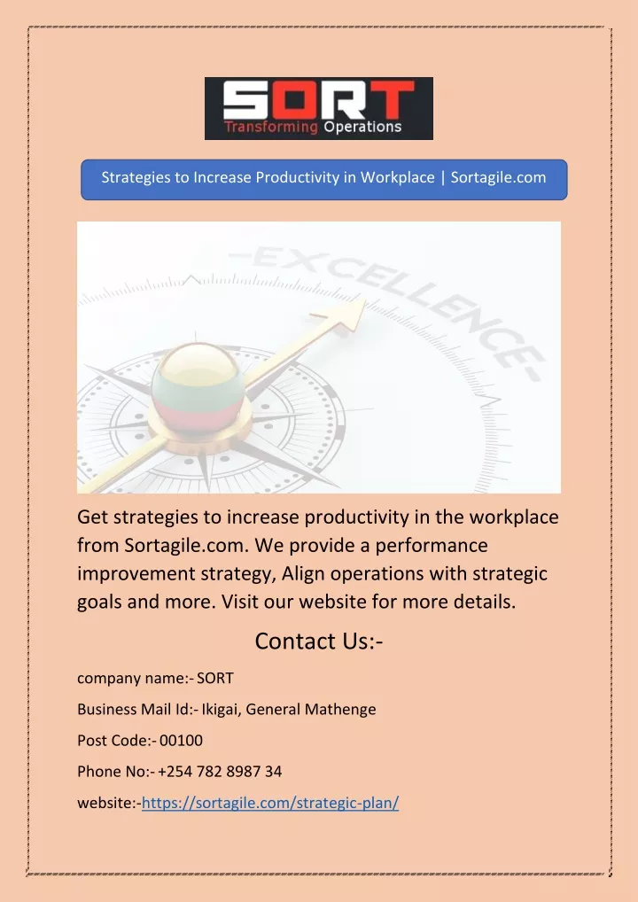 strategies to increase productivity in workplace