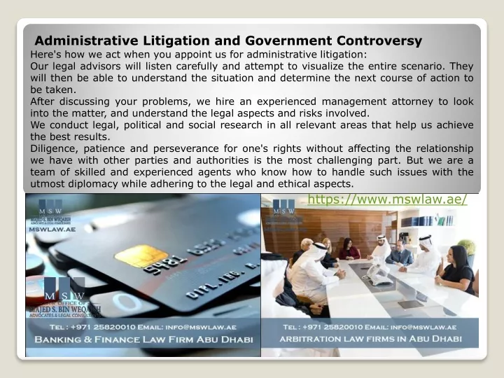 administrative litigation and government