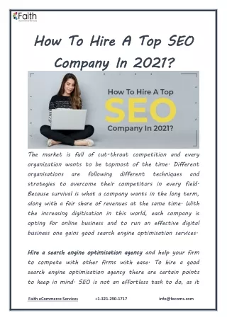 How To Hire A Top SEO Company In 2021?