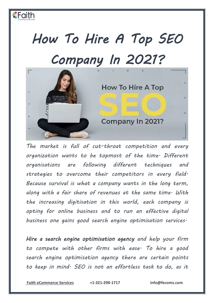 how to hire a top seo company in 2021