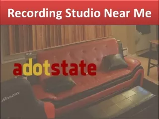 Recording Studio Near Me