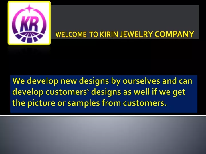 welcome to kirin jewelry company