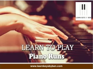 Piano Lessons Online