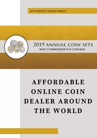 Affordable Online Coin Dealer Around The World