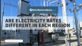 Business Electricity Rates