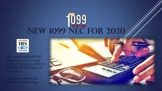 new 1099 nec for 2020