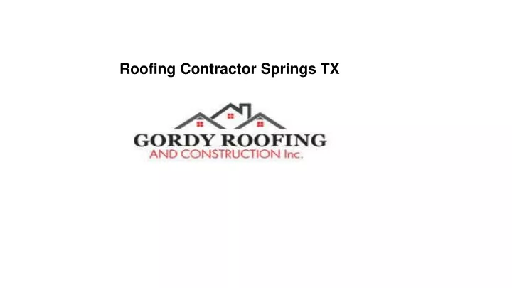 roofing contractor springs tx