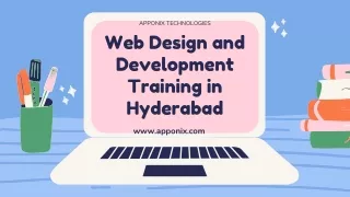 Web Design and Development Training in Hyderabad