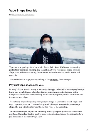 vape shops near me