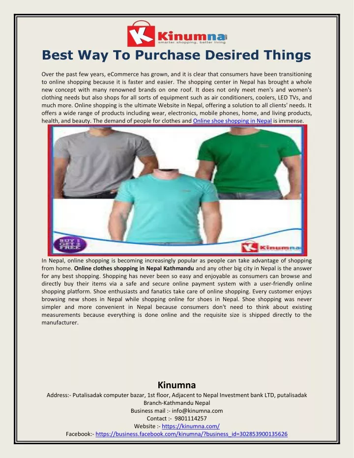 best way to purchase desired things over the past