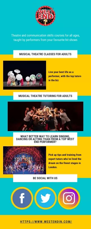 Musical Theatre Classes for Adults