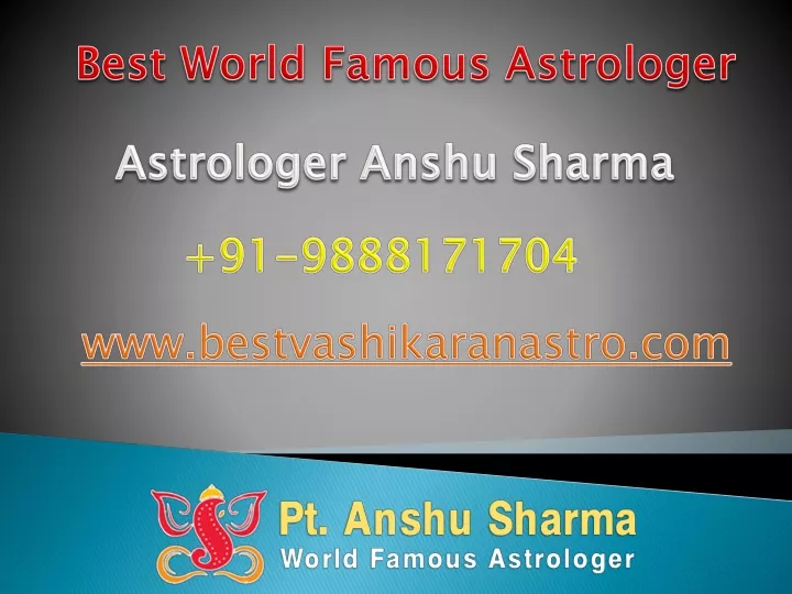 best world famous astrologer
