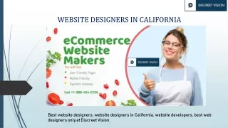 Looking For Best Website Designers in California