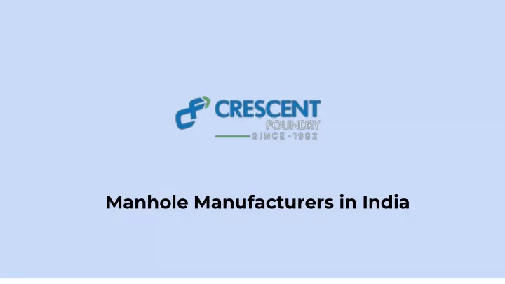 manhole manufacturers in india