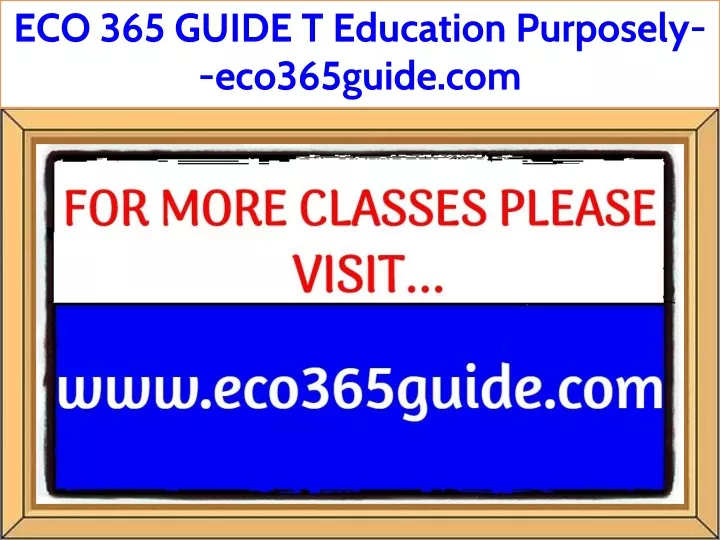 eco 365 guide t education purposely eco365guide