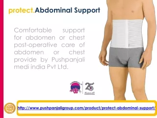 Protect.Abdominal Support  | Pushpanjali medi India Pvt Ltd
