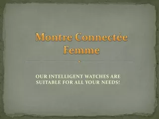 Montre Connectée Femme-Fit Power Force