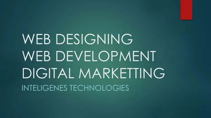 web designing web development digital marketting