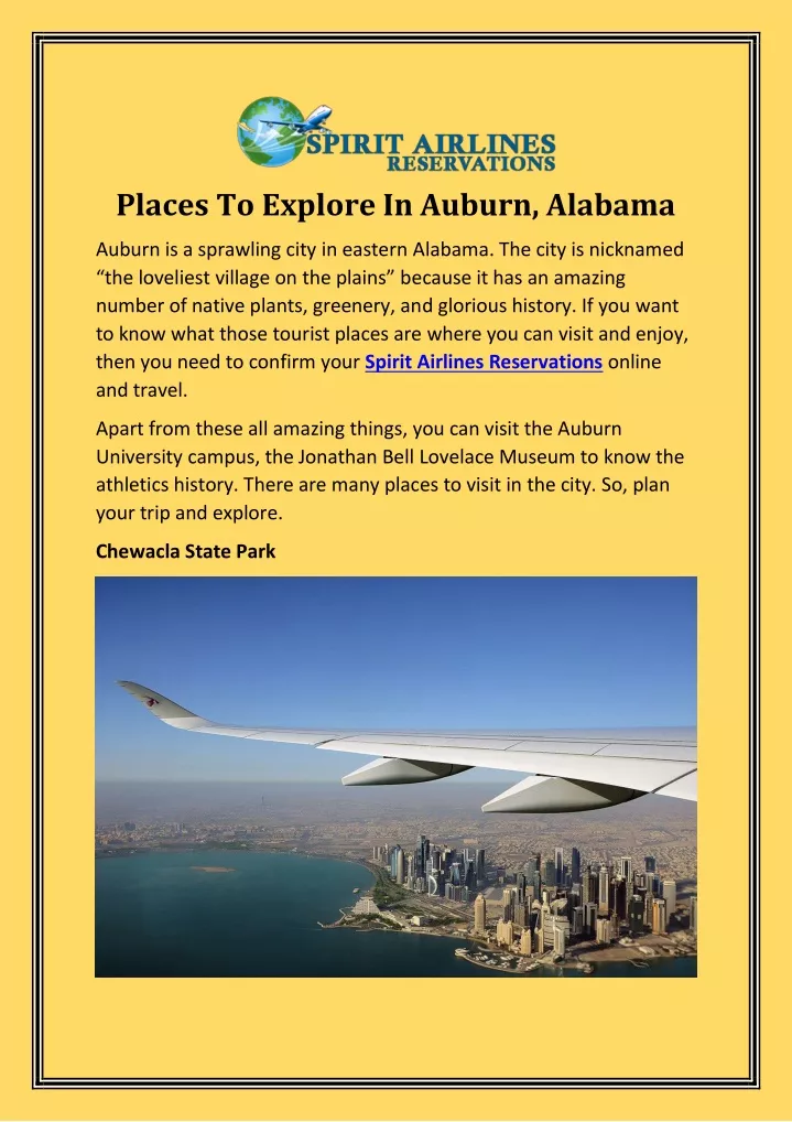 places to explore in auburn alabama
