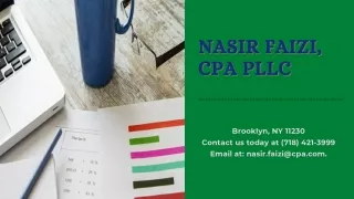 Accounting Firms in Brooklyn, NY By Nasir Faizi, CPA PLLC